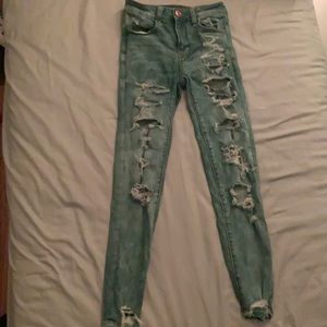 American Eagle high waisted Jeans- Size 0